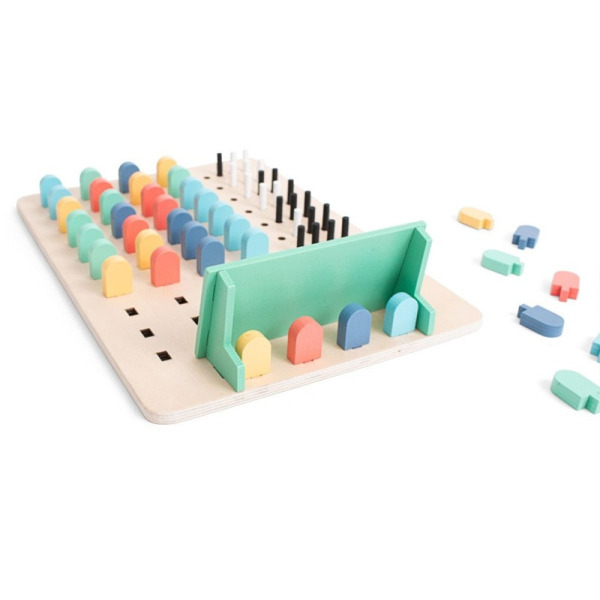 LODY łamacz kodów drewniana gra logiczna Mastermind BS Toys 7+