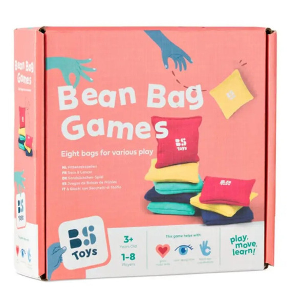 WORECZKI GIMNASTYCZNE do rzucania gra zręcznościowa 8 szt. BS Toys 3+