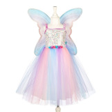 WRÓŻKA FELICITY Kostium sukienka i skrzydła motyla 8-10 lat Souza