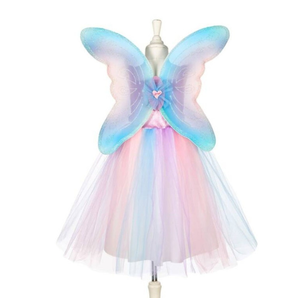 WRÓŻKA FELICITY Kostium sukienka i skrzydła motyla 8-10 lat Souza