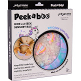 JEDNOROŻEC silikonowy dysk sensoryczny z figurkami A-Ku-Ku! Peekaboo Jellystone 18m+