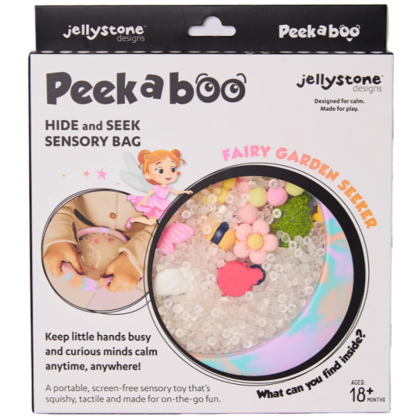 WRÓŻKI silikonowy dysk sensoryczny z figurkami A-Ku-Ku! Peekaboo Jellystone 18m+