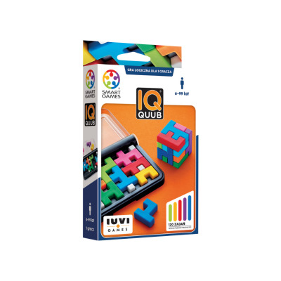 IQ QUUB gra logiczna 2w1 układanka przestrzenna (PL) IUVI Games 6+