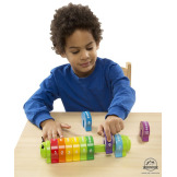 TĘCZOWA GĄSIENICA układanka