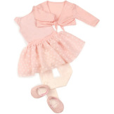 STRÓJ BALETOWY dla lalki 46 cm standart