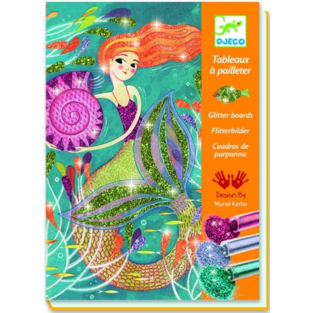 SYRENKI zestaw artystyczny z brokatem