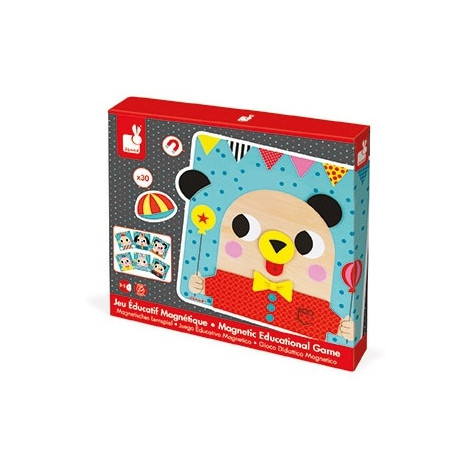 ZWIERZĄTKA drewniana układanka magnetyczna