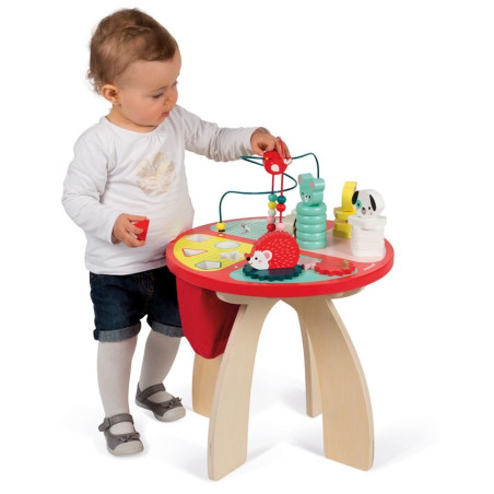 DREWNIANY STOLIK edukacyjny Baby Forest