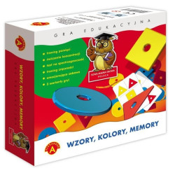 WZORY, KOLORY, MEMORY gra edukacyjna