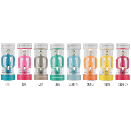 POMARAŃCZOWA MAŁPKA gryzak masujący ze szczoteczką