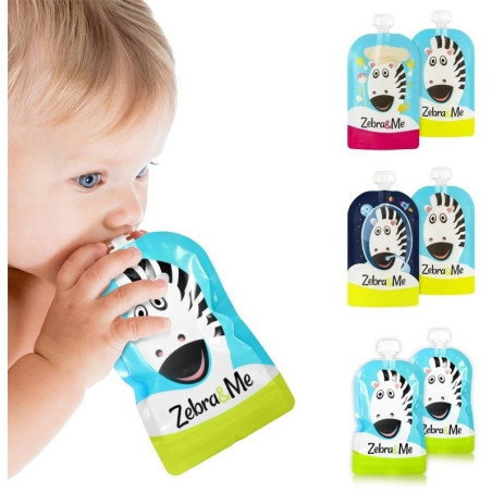 SASZETKI DO KARMIENIA wielokrotnego użytku 6 szt.