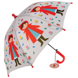 CZERWONY KAPTUREK kolorowa parasolka
