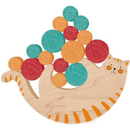 BALANSUJĄCY KOTEK drewniana równoważnia