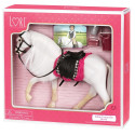 BIAŁY KOŃ dla lalki 15 cm White Camarillo Horse