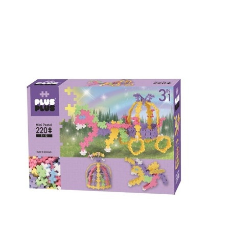 WRÓŻKA I JEDNOROŻEC klocki konstrukcyjne mini pastel 220 szt.