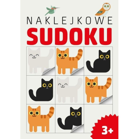 NAKLEJKOWE SUDOKU książeczka z naklejkami