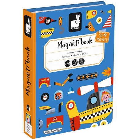 POJAZDY magnetyczna układanka MAGNETIBOOK