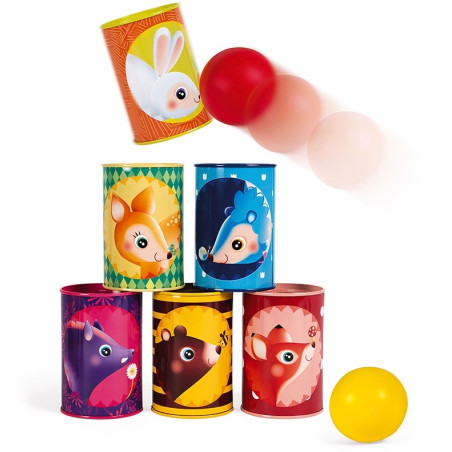 LAS zbijanie puszek gra zręcznościowa