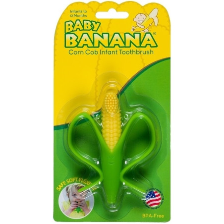 KUKURYDZA zielona szczoteczka treningowa