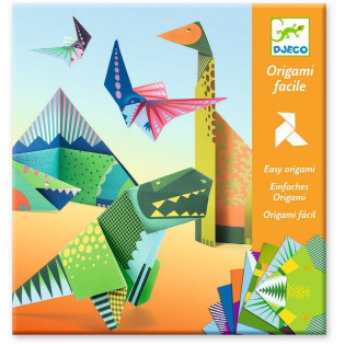 DINOZAURY origami zestaw kreatywny