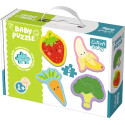 OWOCE I WARZYWA tekturowe grube puzzle Baby Classic