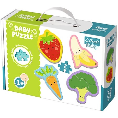 OWOCE I WARZYWA tekturowe grube puzzle Baby Classic