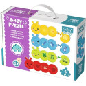 KOLORY tekturowe grube puzzle Baby Classic
