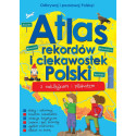 ATLAS REKORDÓW I CIEKAWOSTEK POLSKI książeczka z naklejkami i plakatem