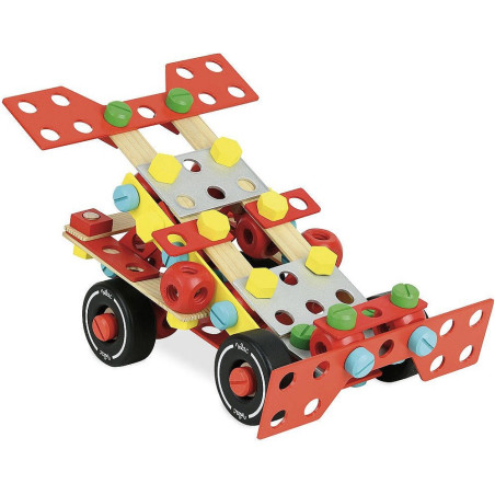 SUPER BATIBOC drewniany zestaw konstrukcyjny 101 el.