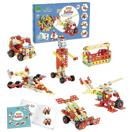 SUPER BATIBOC drewniany zestaw konstrukcyjny 101 el.
