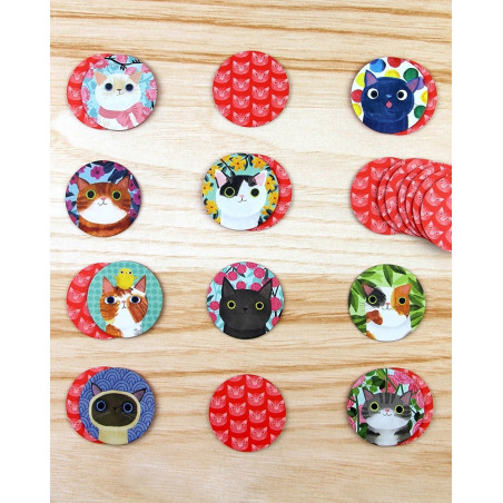 KOTKI tekturowa gra mini memory