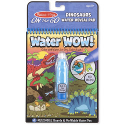 DINOZAURY wodna kolorowanka WATER WOW