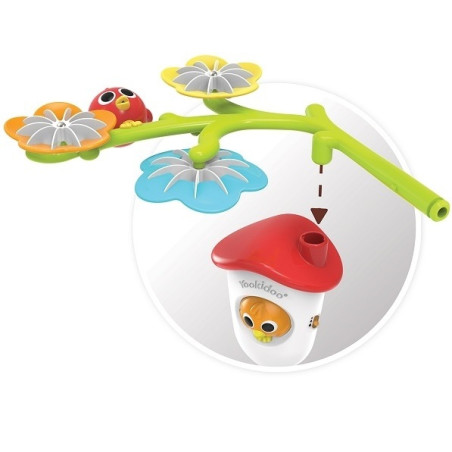 KWIATKI karuzela sensoryczna zabawka do kąpieli