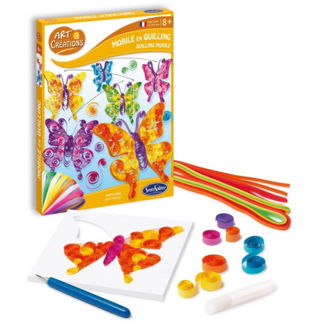 MOTYLKI zawieszka zestaw kreatywny qulling