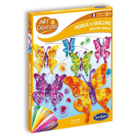 MOTYLKI zawieszka zestaw kreatywny qulling