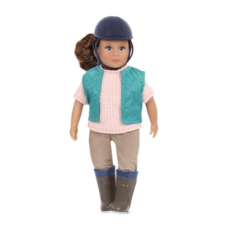 AVELINE lalka dżokejka blondynka 15 cm