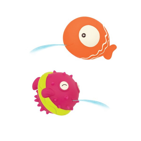 ZABAWKI DO KĄPIELI w pojemniku niebieski