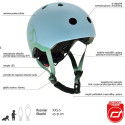 STEEL kask rowerowy dla dzieci 1-5 lat