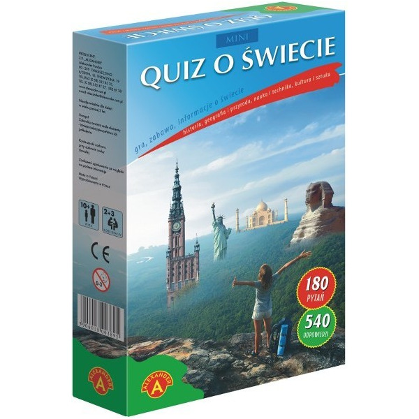 QUIZ O ŚWIECIE gra edukacyjna