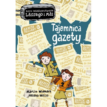 TAJEMNICA GAZETY biuro detektywistyczne Lassego i Mai książka Martin Widmark