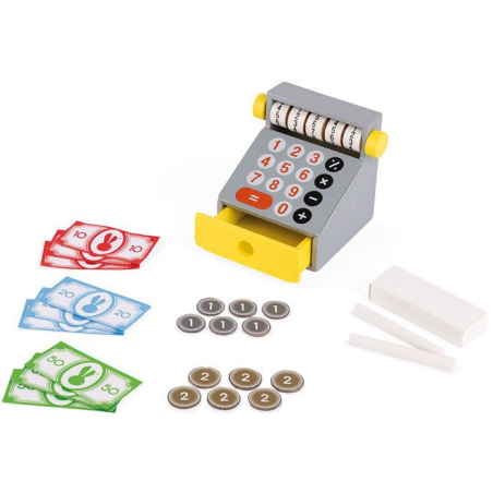 MOBILNA DREWNIANA CUKIERNIA  z 40 akcesoriami