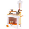 MOBILNA DREWNIANA CUKIERNIA  z 40 akcesoriami