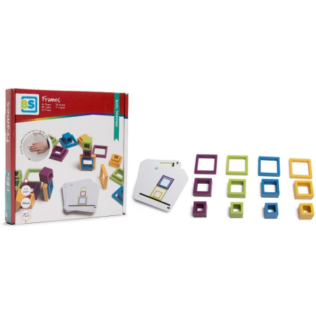 RAMKI drewniana gra zręcznościowa logiczna