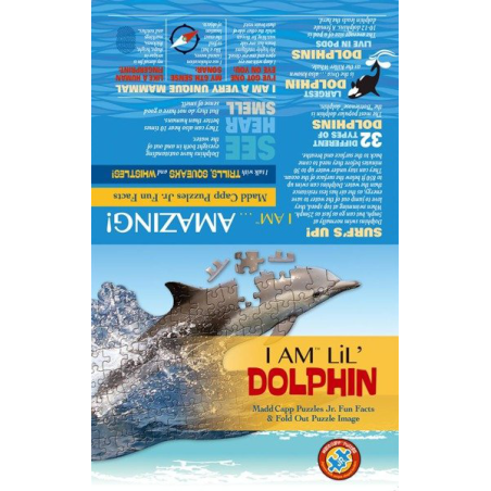 DELFIN puzzle tekturowe 100 el.