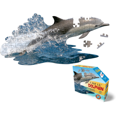 DELFIN puzzle tekturowe 100 el.