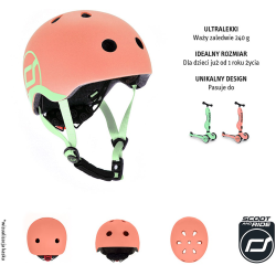 PEACH kask rowerowy dla dzieci 1-5 lat