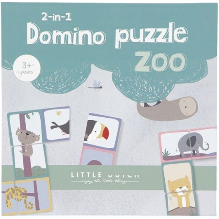 ZOO tekturowa gra domino 28 el.