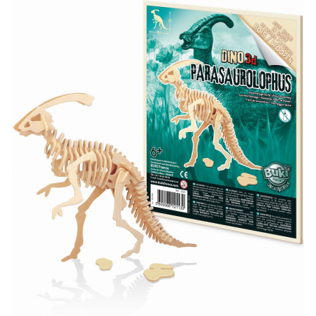 PARASAUROLOPHUS drewniany model do złożenia 3D