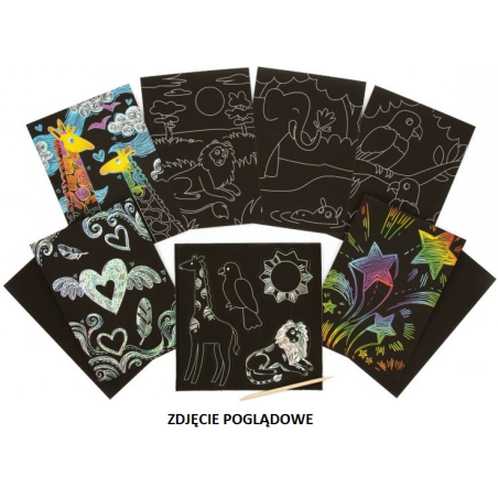 PODWODNY ŚWIAT zdrapywanka Scratch & Scribble