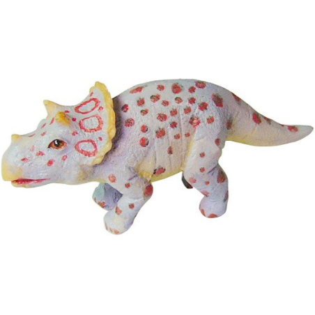 TRICERATOPS figurka dinozaura wykopalisko z jajka